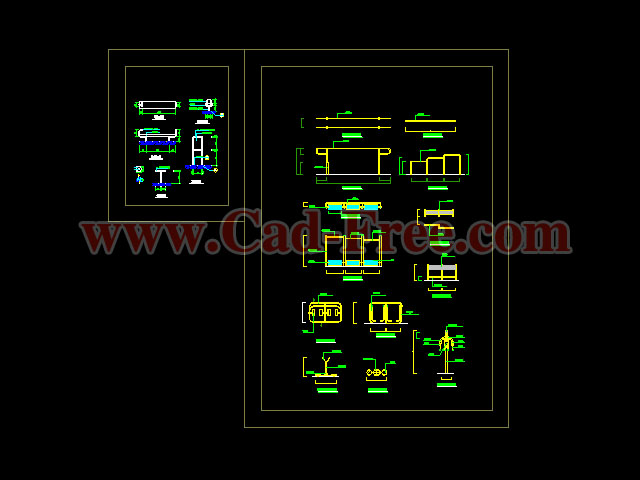 Fitness equipment CAD drawings